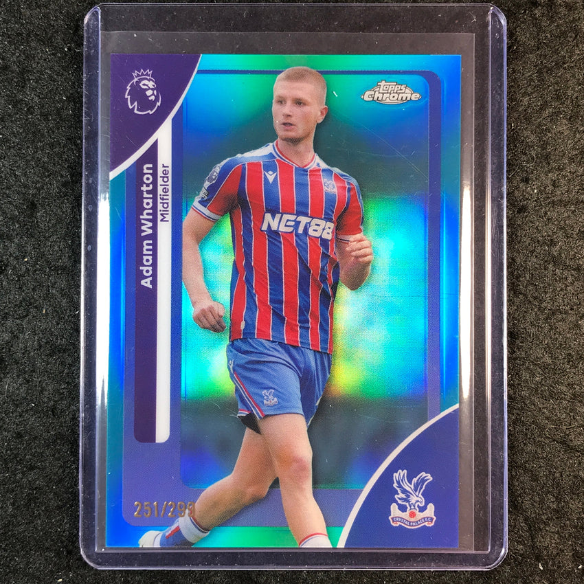 2026 Topps Chrome Premier League EPL ADAM WHARTON Teal /299 #77