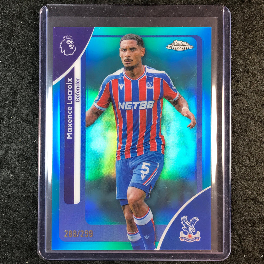 2026 Topps Chrome Premier League EPL MAXENCE LACROIX Teal /299 #78