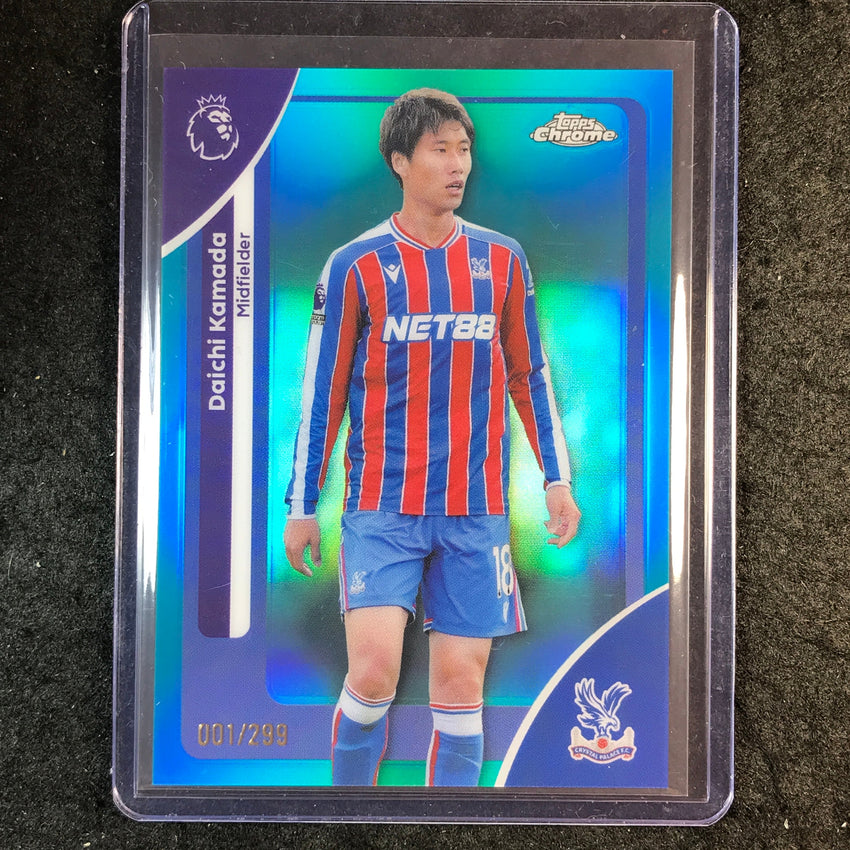2026 Topps Chrome Premier League EPL DAICHI KAMADA Teal /299 #79