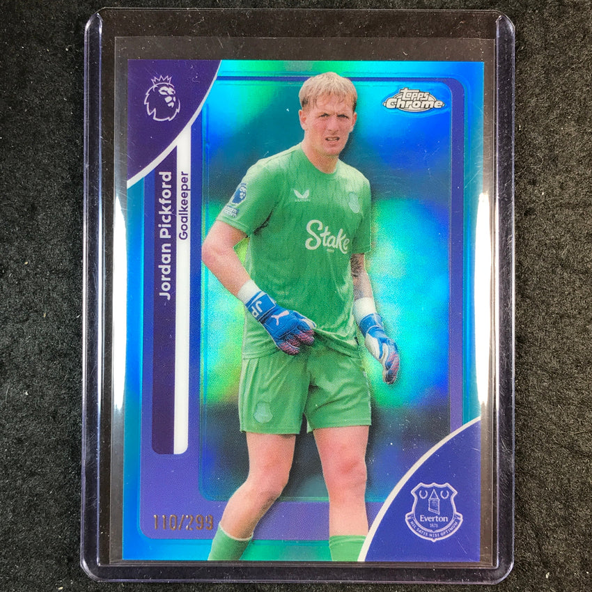 2026 Topps Chrome Premier League EPL JORDAN PICKFORD Teal /299 #84