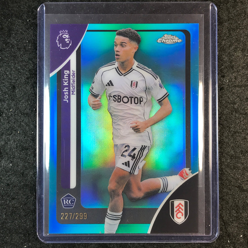 2026 Topps Chrome Premier League EPL JOSH KING Rookie Teal /299 #91