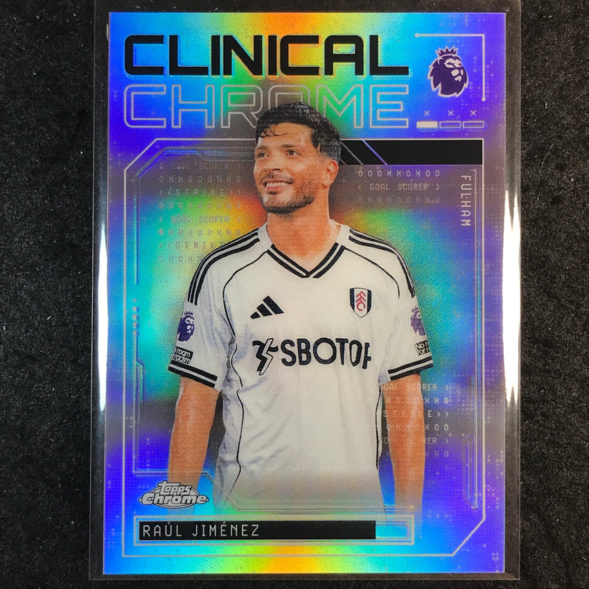 2026 Topps Chrome Premier League EPL RAUL JIMENEZ Clinical Chrome #CC-13