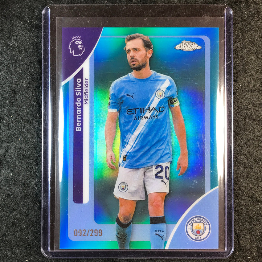 2026 Topps Chrome Premier League EPL BERNARDO SILVA Teal /299 #123