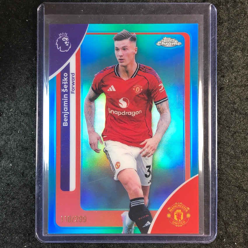 2026 Topps Chrome Premier League EPL BENJAMIN SESKO Teal /299 #137