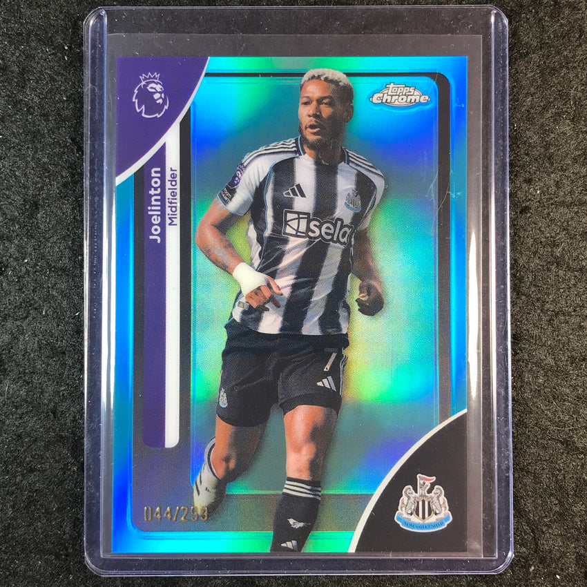 2026 Topps Chrome Premier League EPL JOELINTON Teal /299 #146