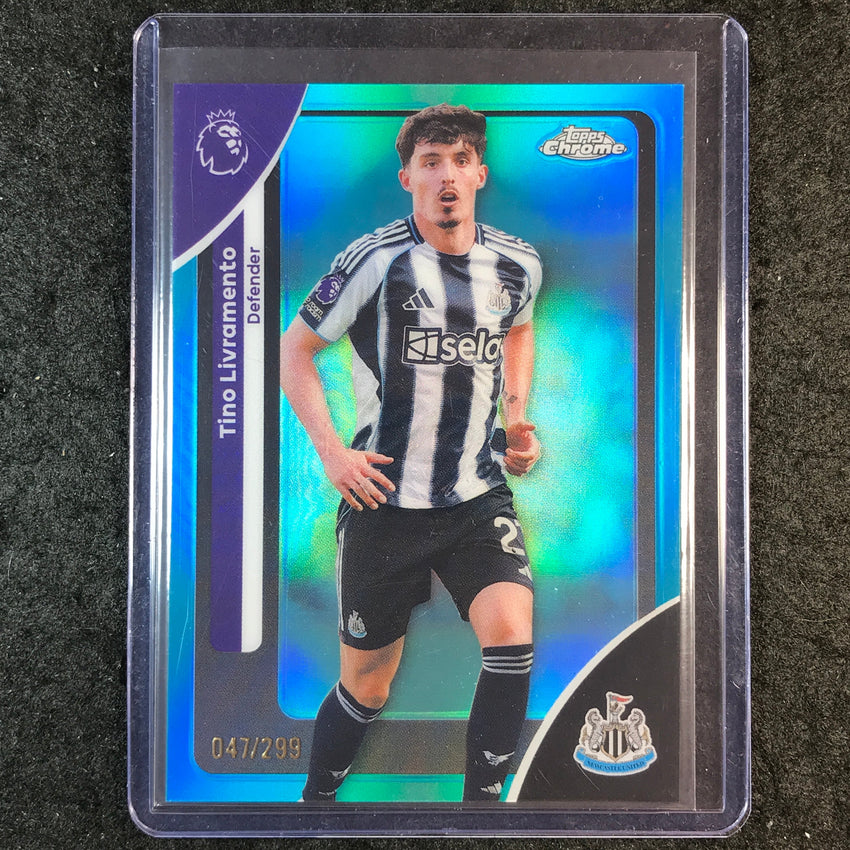 2026 Topps Chrome Premier League EPL TINO LIVRAMENTO Teal /299 #150