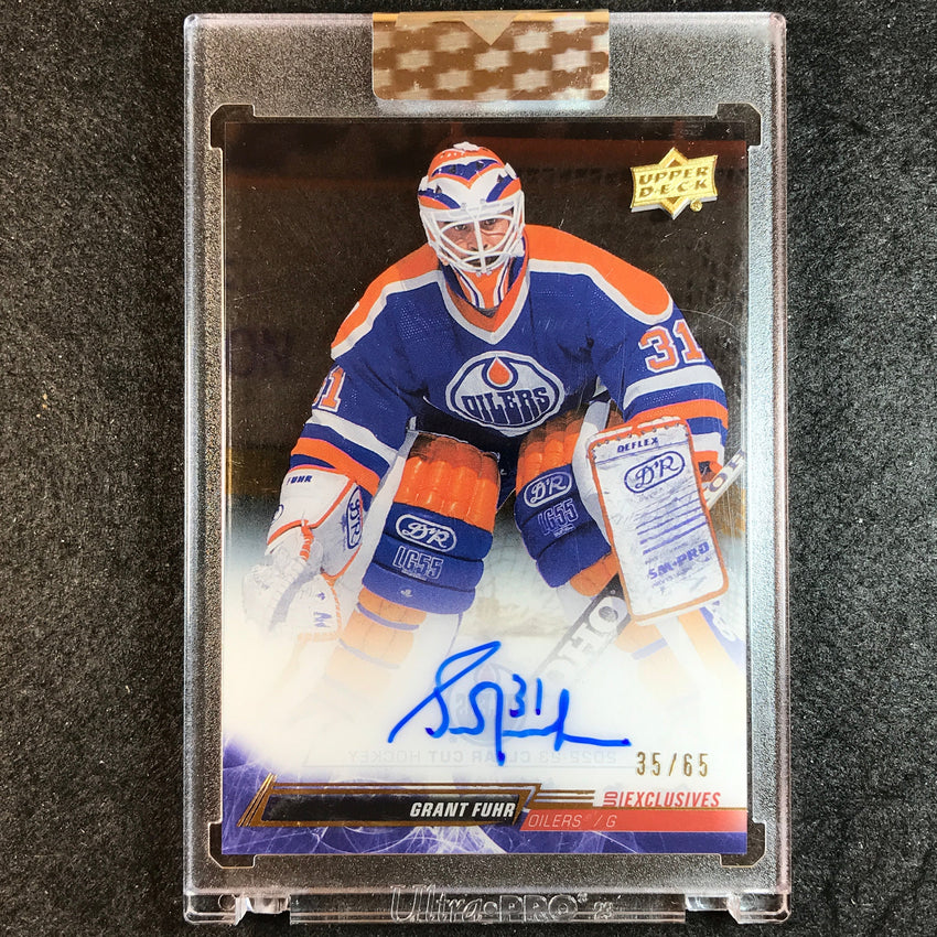 2022-23 Clear Cut Hockey GRANT FUHR Base Auto Exclusives 35/65