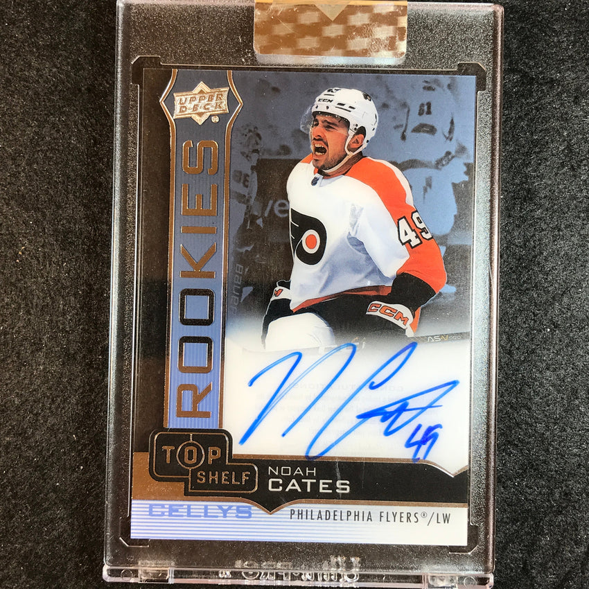 2022-23 Clear Cut Hockey NOAH CATES Top Shelf Signature Cellys Rookie Auto No.NC