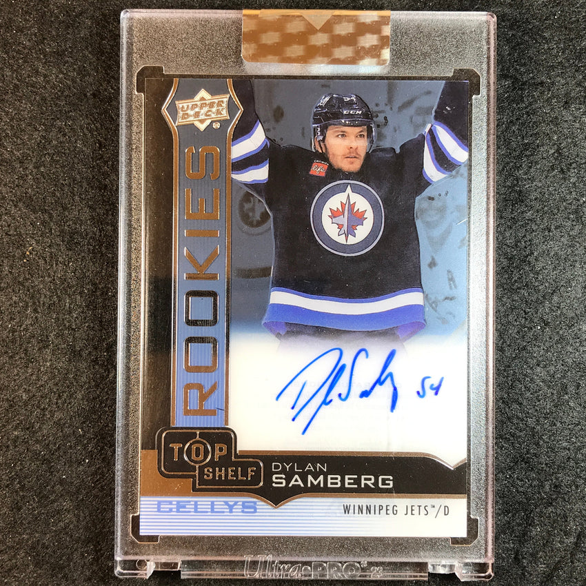 2022-23 Clear Cut Hockey DYLAN SAMBERG Top Shelf Cellys Rookie Auto No.DS
