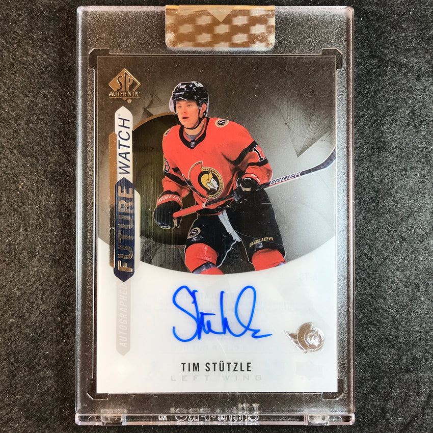 2022-23 Clear Cut Hockey TIM STUTZLE Future Watch Rookie Tribute Auto No.TS