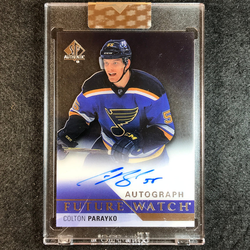 2022-23 Clear Cut Hockey COLTON PARAYKO Future Watch Rookie Tribute Auto #CP