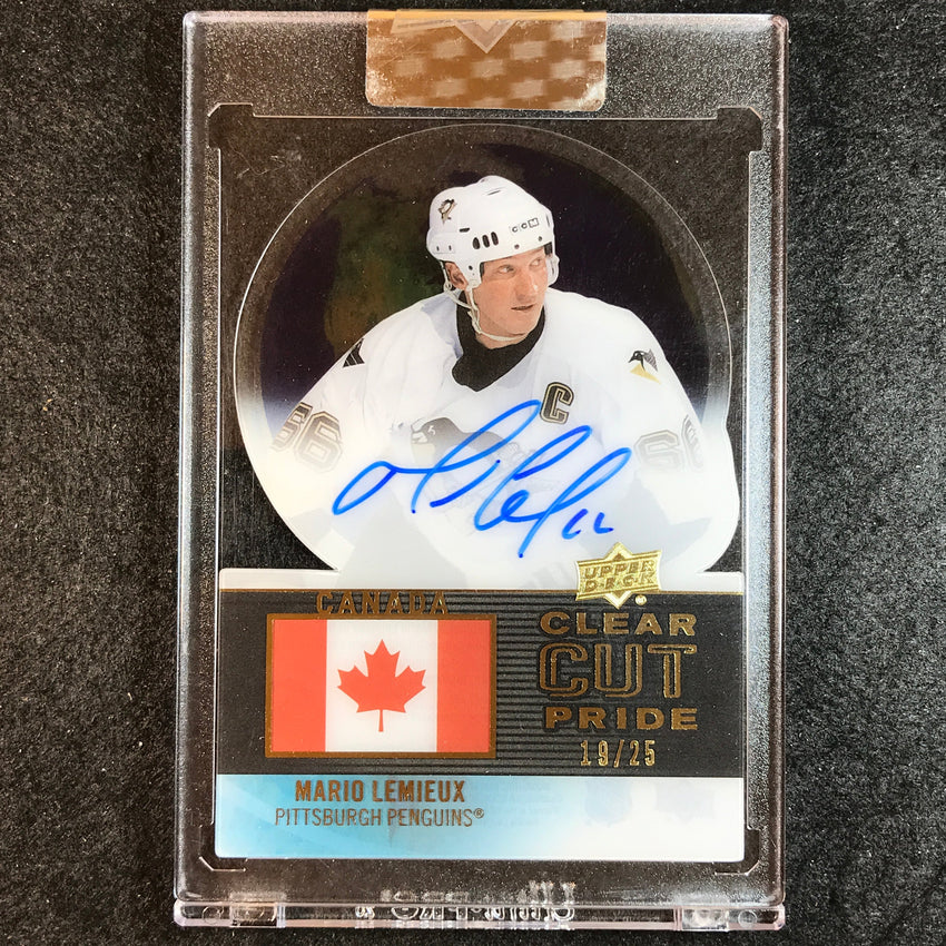 2022-23 Clear Cut Hockey MARIO LEMIEUX Pride of Canada Auto 19/25