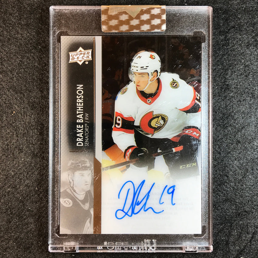 2021-22 Clear Cut Hockey DRAKE BATHERSON Base Auto No.DB