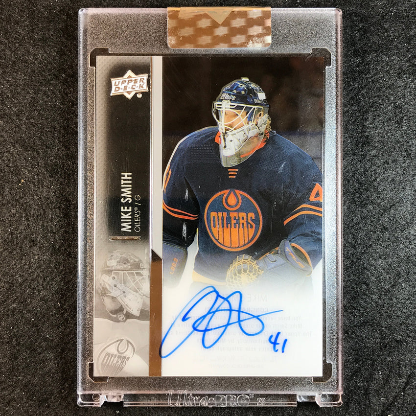 2021-22 Clear Cut Hockey MIKE SMITH Base Auto No.KE