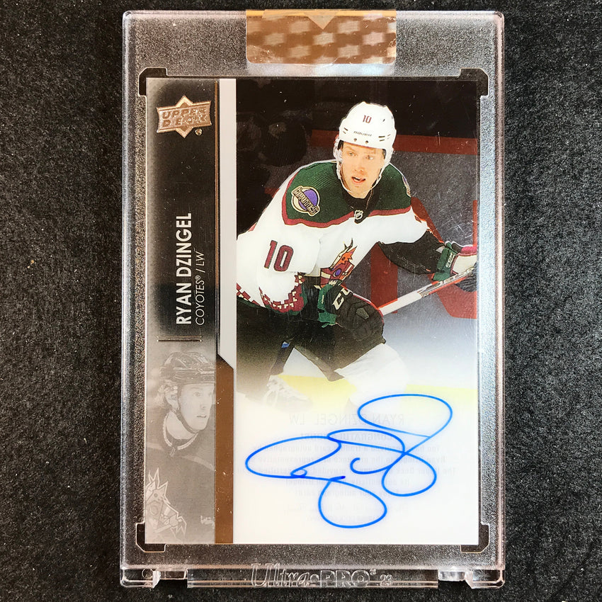 2021-22 Clear Cut Hockey RYAN DZINGEL Base Auto #RD