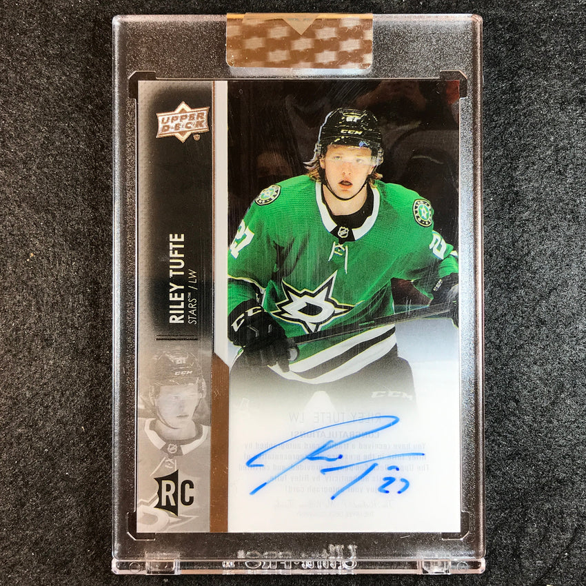 2021-22 Clear Cut Hockey RILEY TUFTE Base Rookie Auto #RT