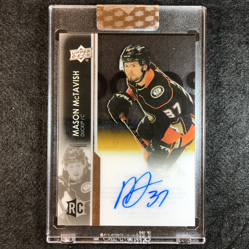 2021-22 Clear Cut Hockey MASON MCTAVISH Base Rookie Auto No.TV
