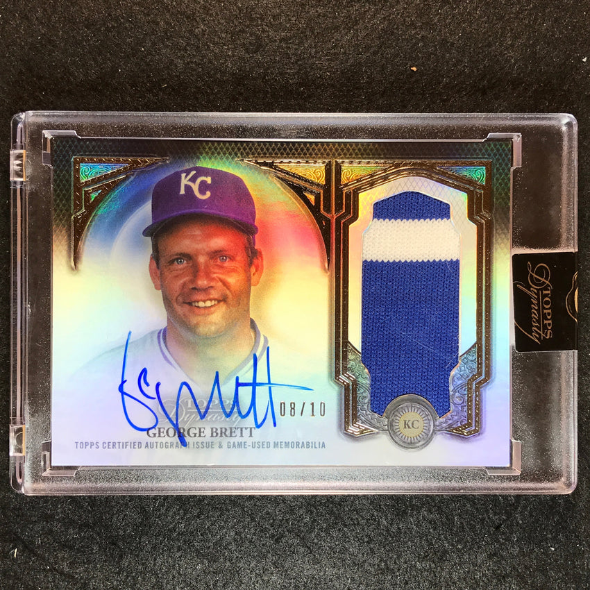 2023 Topps Dynasty MLB GEORGE BRETT Dynasty Patch Auto 8/10