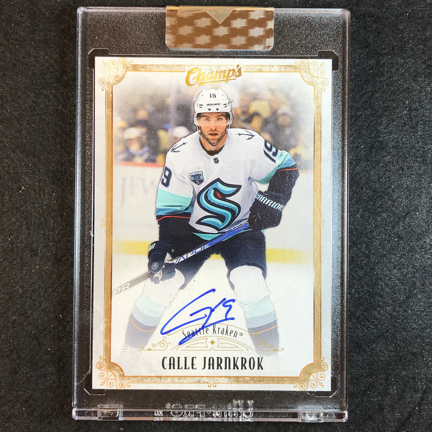 2021-22 Clear Cut Hockey CALLE JARNKROK Champs Auto Base #CJ