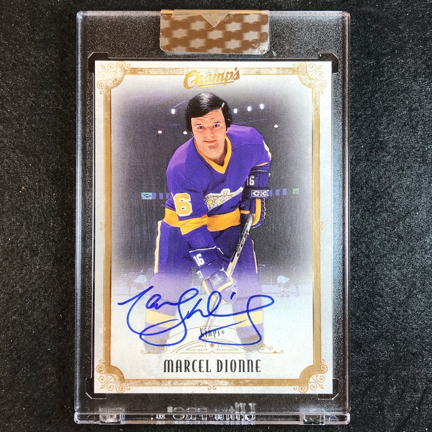 2021-22 Clear Cut Hockey MARCEL DIONNE Champs Auto Base No.MD