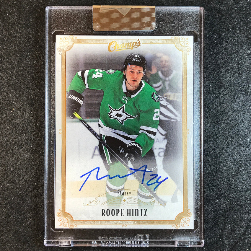 2021-22 Clear Cut Hockey ROPPE HINTZ Champs Auto Base No.RH
