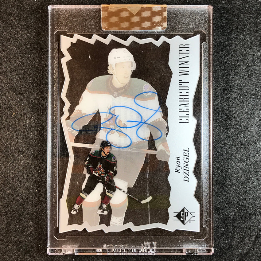 2021-22 Clear Cut Hockey RYAN DZINGEL Clear Cut Winner Auto #RD