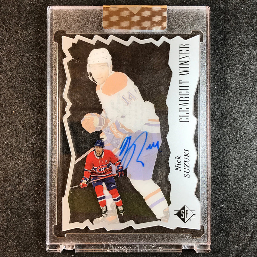 2021-22 Clear Cut Hockey NICK SUZUKI Clear Cut Winner Auto #NS