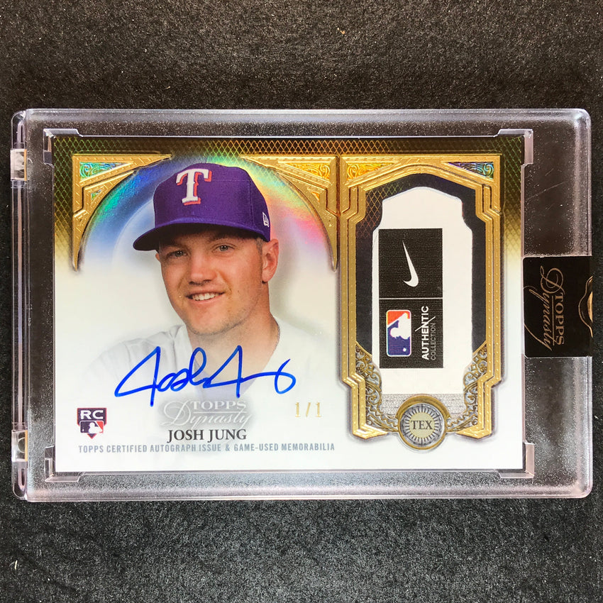 2023 Topps Dynasty MLB JOSH JUNG Dynasty Rookie Patch Auto Gold 1/1