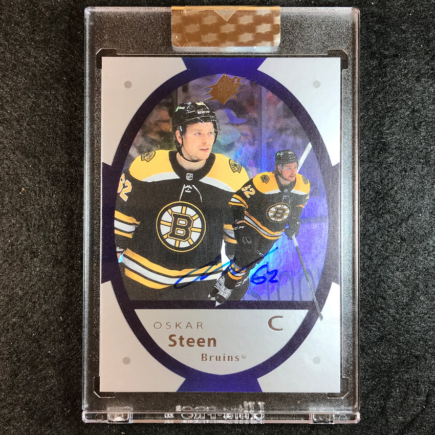 2021-22 Clear Cut Hockey OSKAR STEEN Vintage Views Rookie Auto No.OS