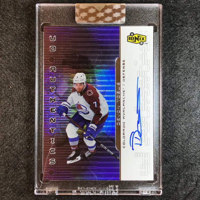 2021-22 Clear Cut Hockey DEVON TOEWS 1999-2000 Ionix UD Authentics Auto #DT