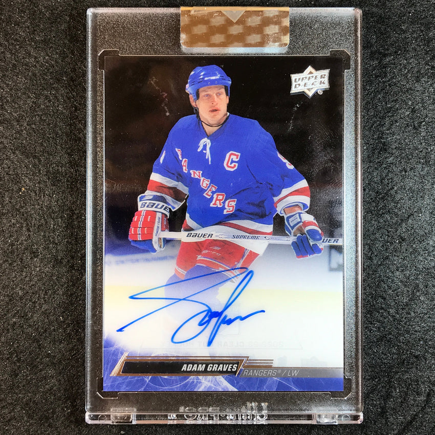 2022-23 Clear Cut Hockey ADAM GRAVES Base Auto No.AG