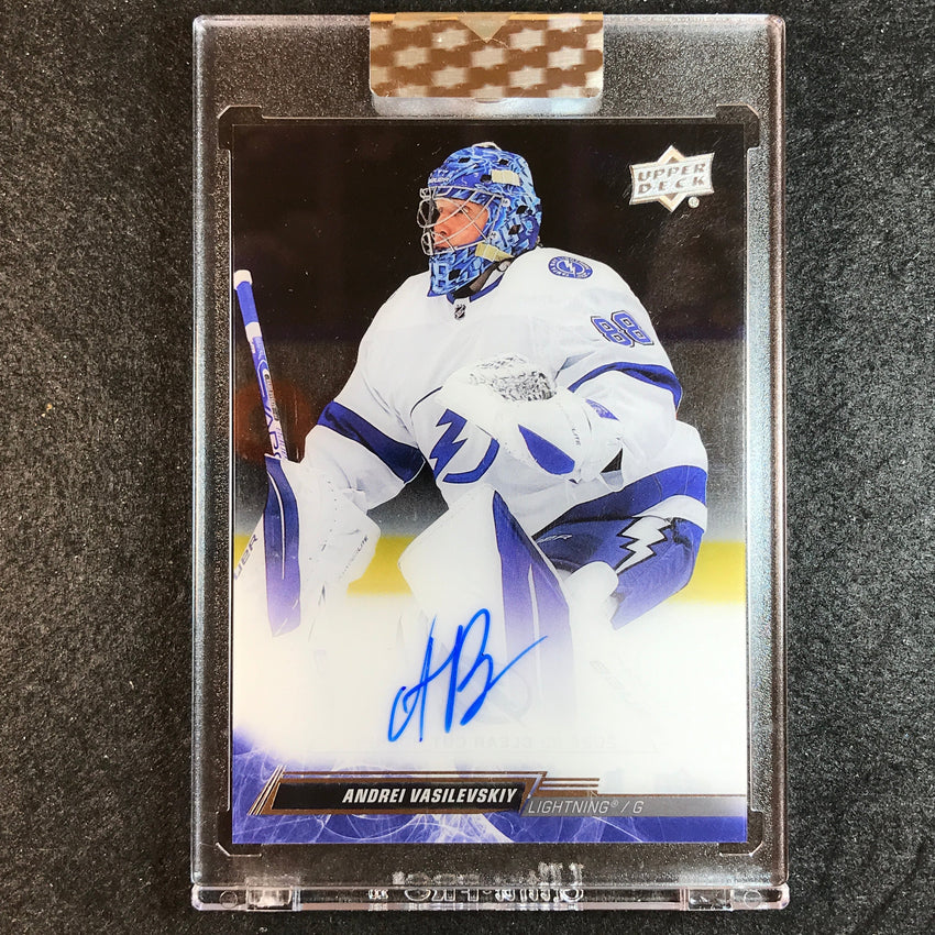 2022-23 Clear Cut Hockey ANDREI VASILEVSKIY Base Auto No.AV