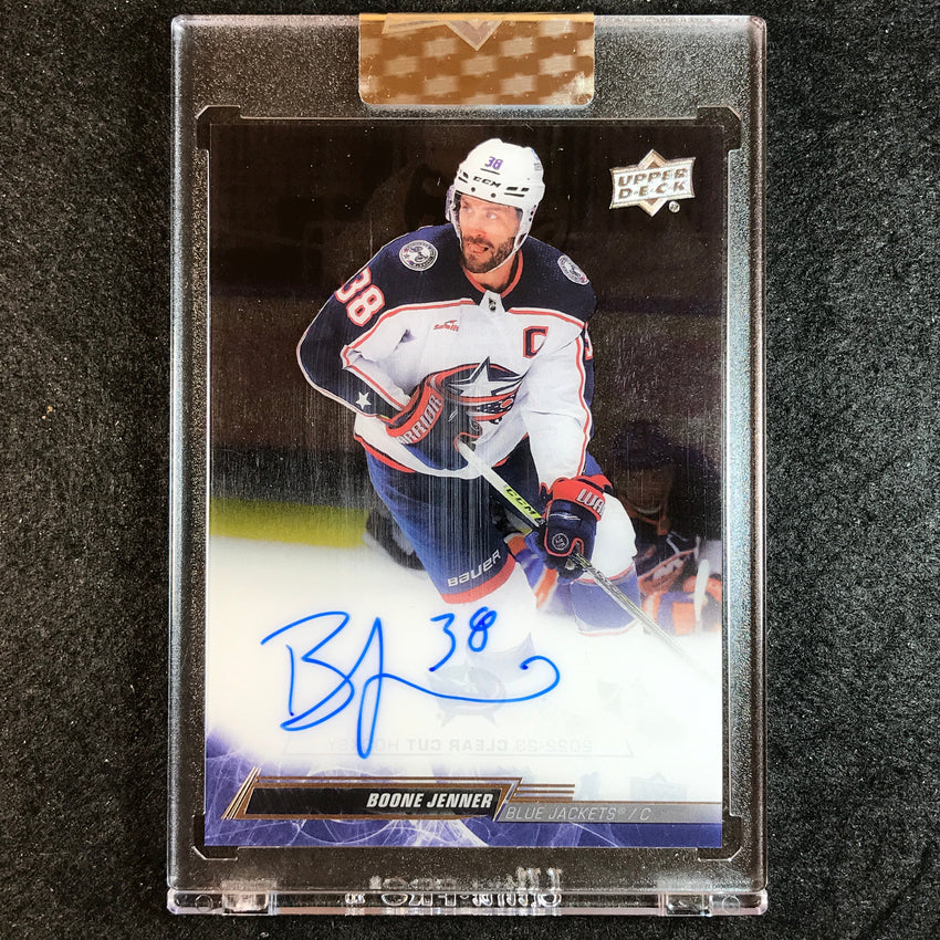 2022-23 Clear Cut Hockey BOONE JENNER Base Auto No.BJ
