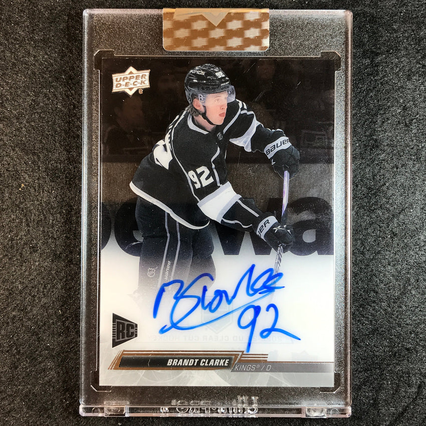 2022-23 Clear Cut Hockey BRANDT CLARKE Base Rookie Auto #BC