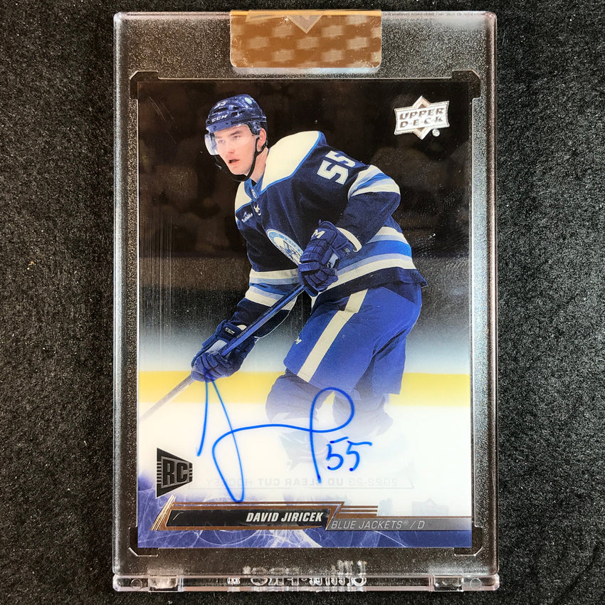 2022-23 Clear Cut Hockey DAVID JIRICEK Base Rookie Auto #DJ