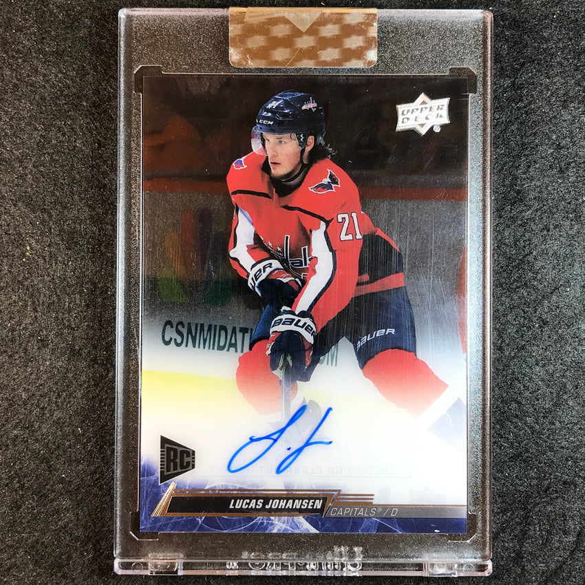 2022-23 Clear Cut Hockey LUCAS JOHANSEN Base Rookie Auto #LJ
