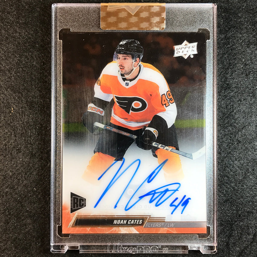 2022-23 Clear Cut Hockey NOAH CATES Base Rookie Auto No.NC