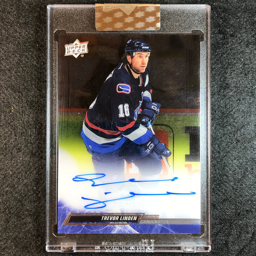 2022-23 Clear Cut Hockey TREVOR LINDEN Base Auto #TL