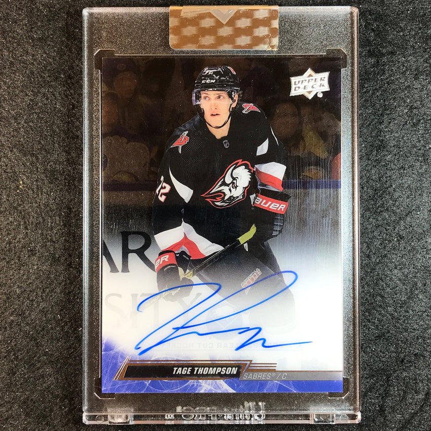 2022-23 Clear Cut Hockey TAGE THOMPSON Base Auto No.TT