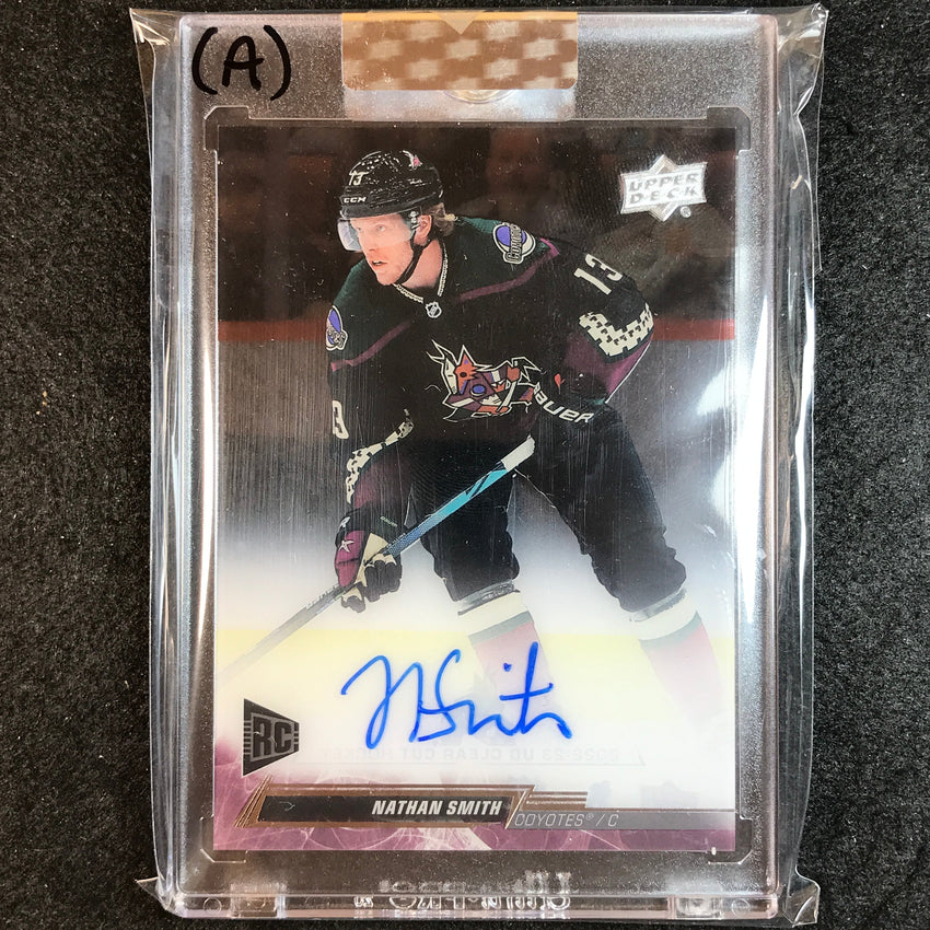 2022-23 Clear Cut Hockey NATHAN SMITH Base Rookie Auto #NS (A)