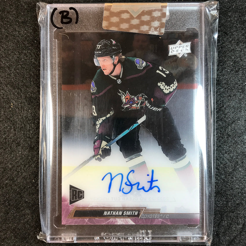 2022-23 Clear Cut Hockey NATHAN SMITH Base Rookie Auto #NS (B)