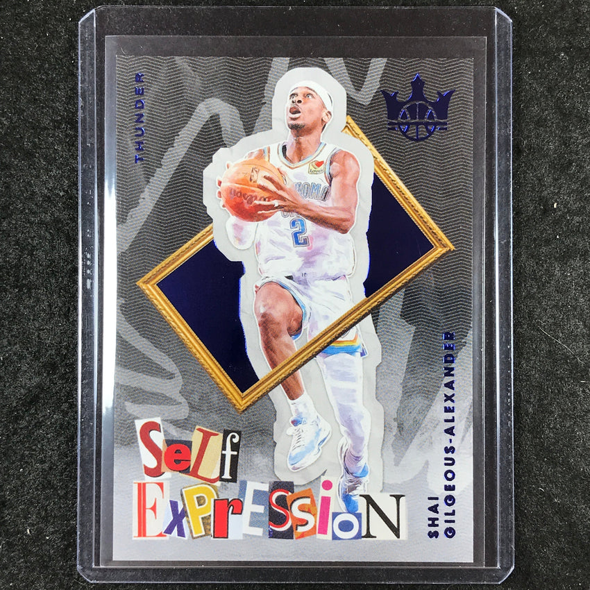 2024-25 Court Kings SHAI GILGEOUS-ALEXANDER Self Expression Sapphire 9/25 #27