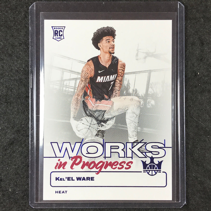 2024-25 Court Kings KEL'EL WARE Works In Progress Rookie Sapphire 9/25 #20