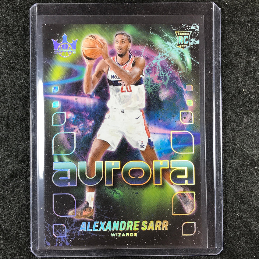 2024-25 Court Kings ALEXANDRE SARR Aurora Rookie SSP #10