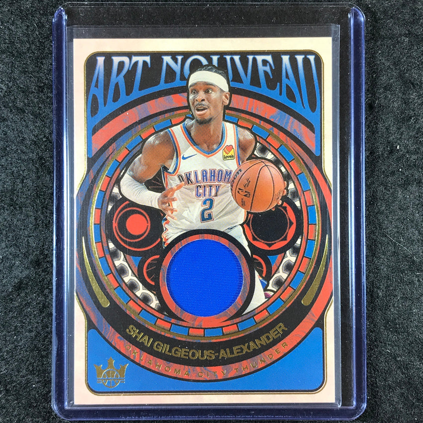 2024-25 Court Kings SHAI GILGEOUS-ALEXANDER Art Nouveau Jersey Relic #SGA