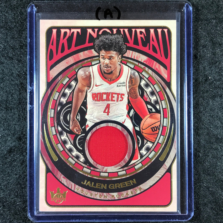 2024-25 Court Kings JALEN GREEN Art Nouveau Jersey Relic #JLG (A)