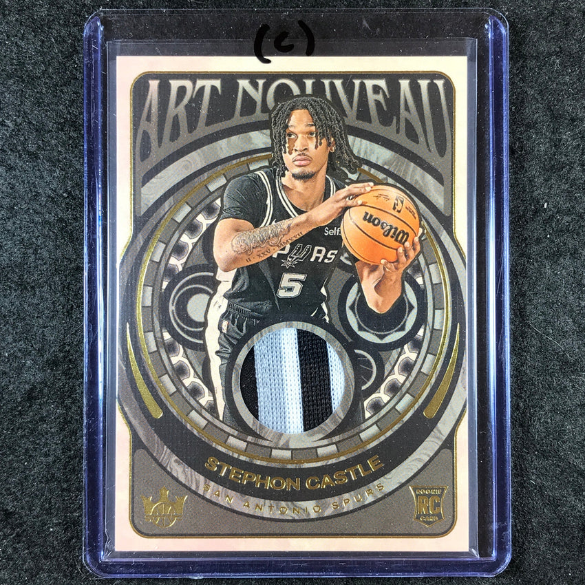 2024-25 Court Kings STEPHON CASTLE Art Nouveau Rookie Patch Relic #SPC (C)