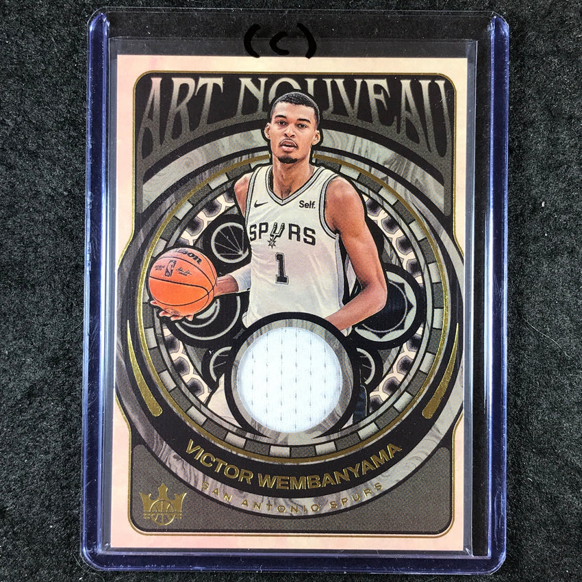 2024-25 Court Kings VICTOR WEMBANYAMA Art Nouveau Jersey Relic #VWY (C)