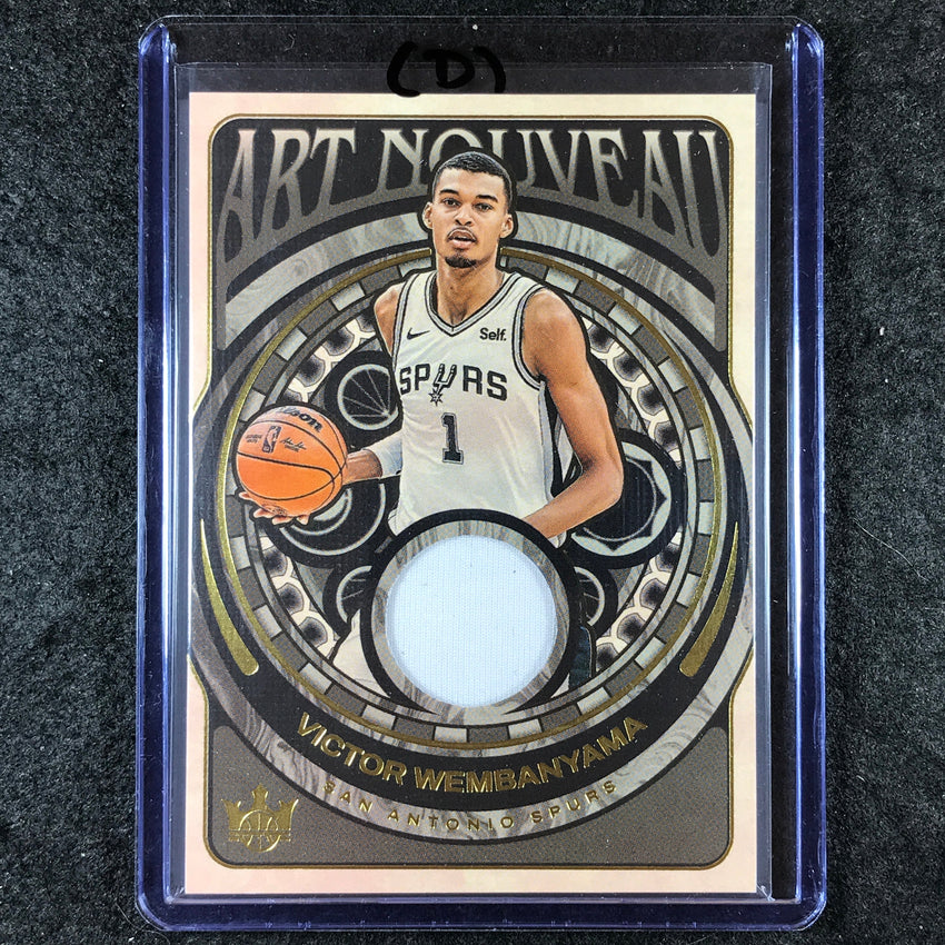 2024-25 Court Kings VICTOR WEMBANYAMA Art Nouveau Jersey Relic #VWY (D)