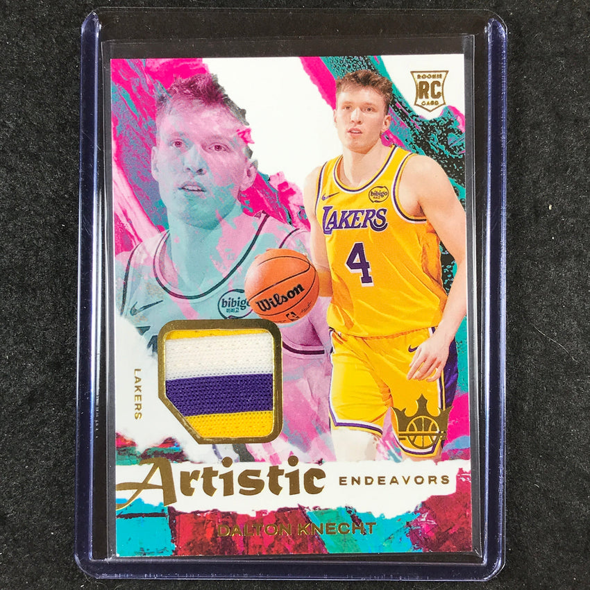 2024-25 Court Kings DALTON KNECHT Artistic Endevours Rookie Patch Relic #DLK